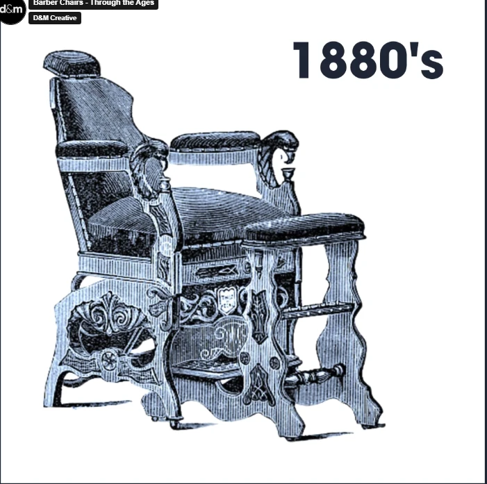 صندلی آرایشگاه 1880